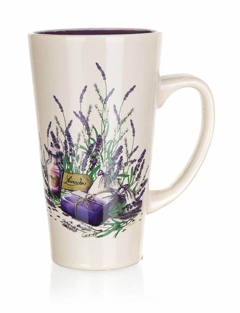 BANKETT Becher Keramik hoch LAVENDEL 450 ml Produktbild 