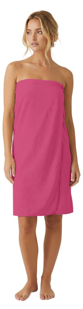 Spod Igły i Nitki Active Damen Pareo L/XL Fuchsia Mikrofaser 350 g/m² mit Klettverschluss