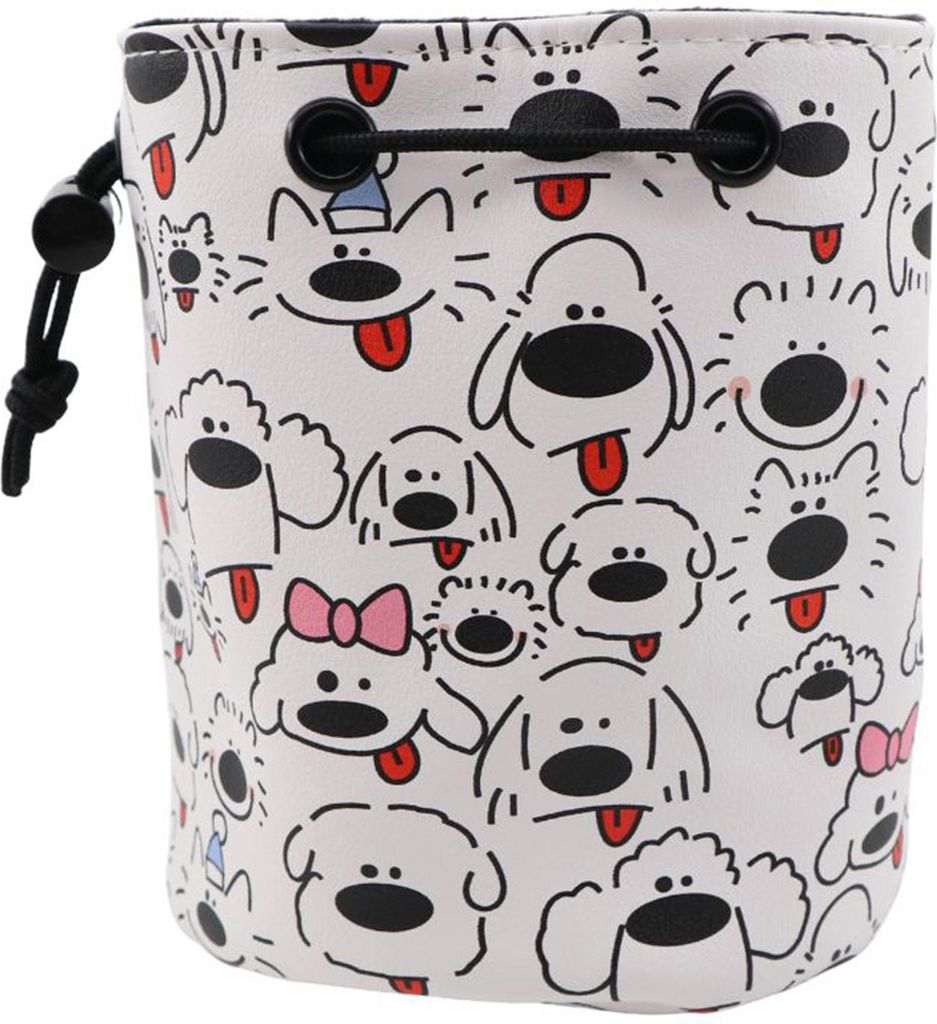 Golfbälle-Aufbewahrungstasche, große Kapazität, leicht, tragbar, Mehrzweck-Cartoon-Print, Kordelzug, Golf-Tees-Tasche