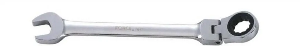 Clé mixte à cliquet en acier chrome-vanadium robuste de 520g