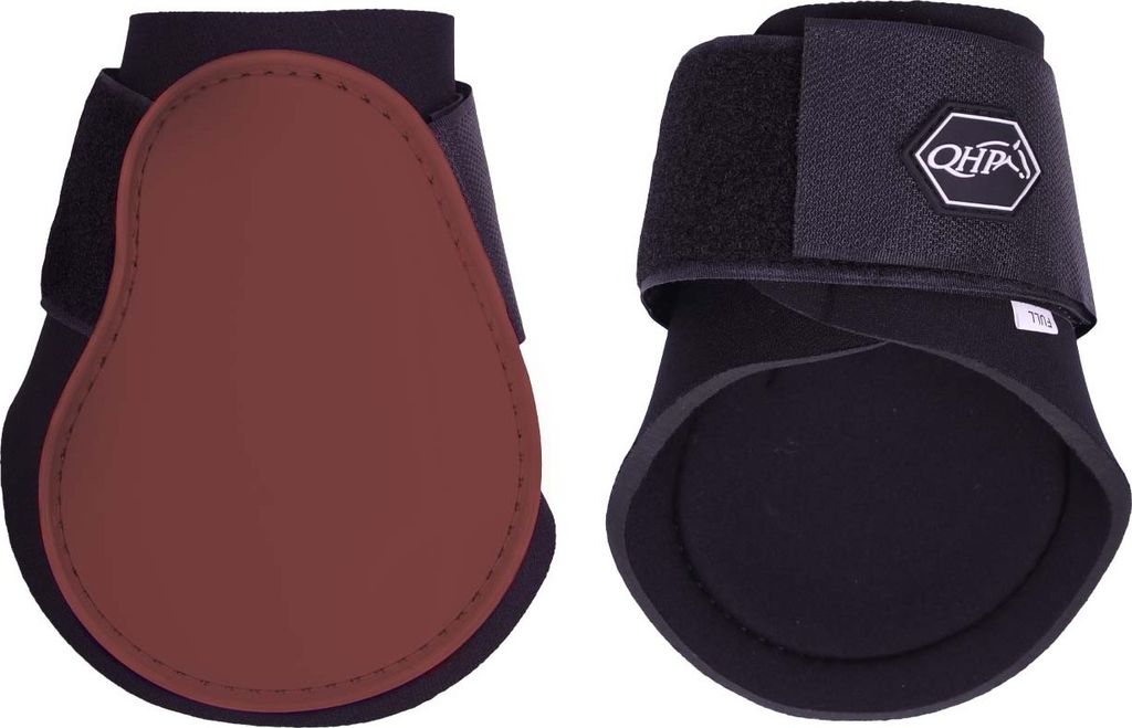 ARBO-INOX Streichkappen Hartschale Neopren Klettverschluss QHP 12 Farben Größe - Shetty Farbe - porto red