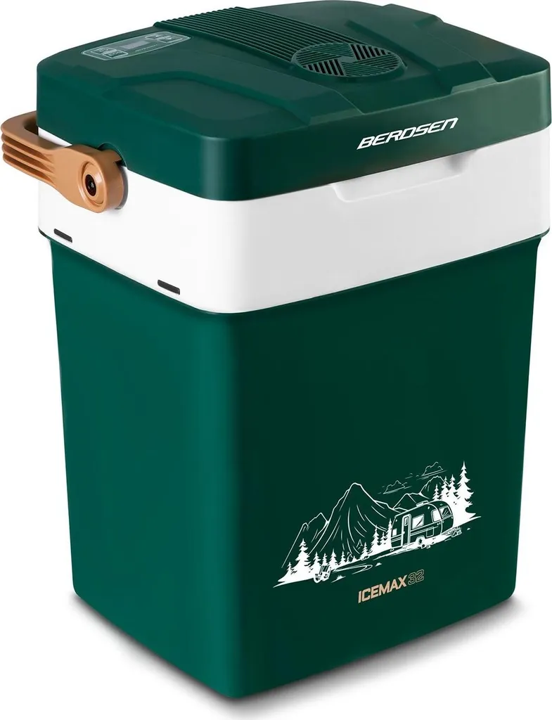 Glacière électrique de camping 29 litres Berdsen Icemax Vert Idéale - 2