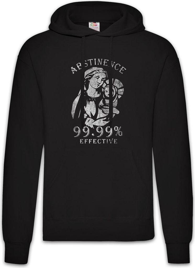 Urban Backwoods Abstinence Maria, Herren Hoodie, Farbe: Schwarz, Größe: S