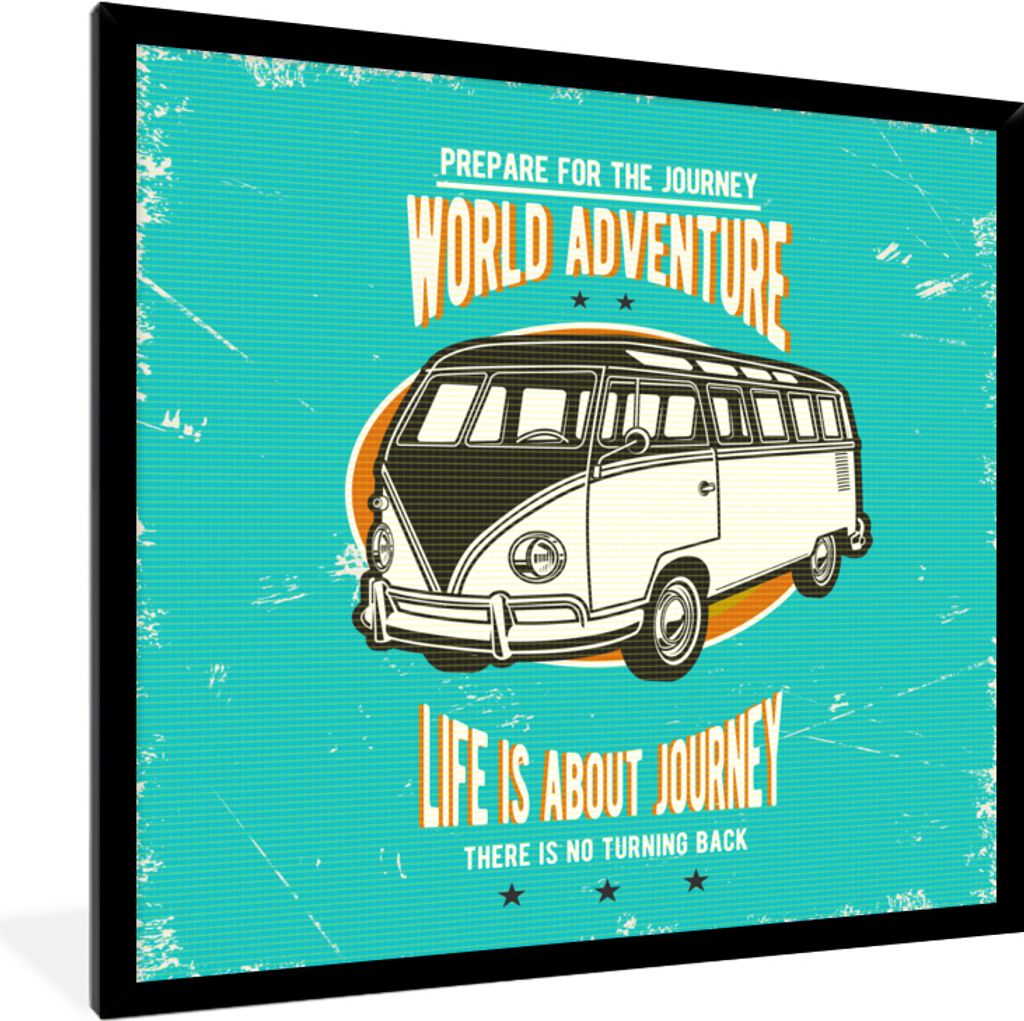 MuchoWow® MuchoWow® Gerahmtes Poster Oldtimer - Oldtimer - Produktbild 