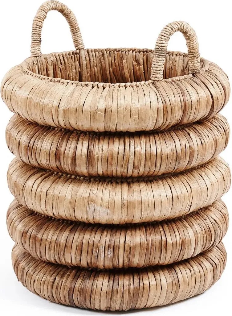Panier de rangement pour linge et jouets Rootz Chunky - Style naturel