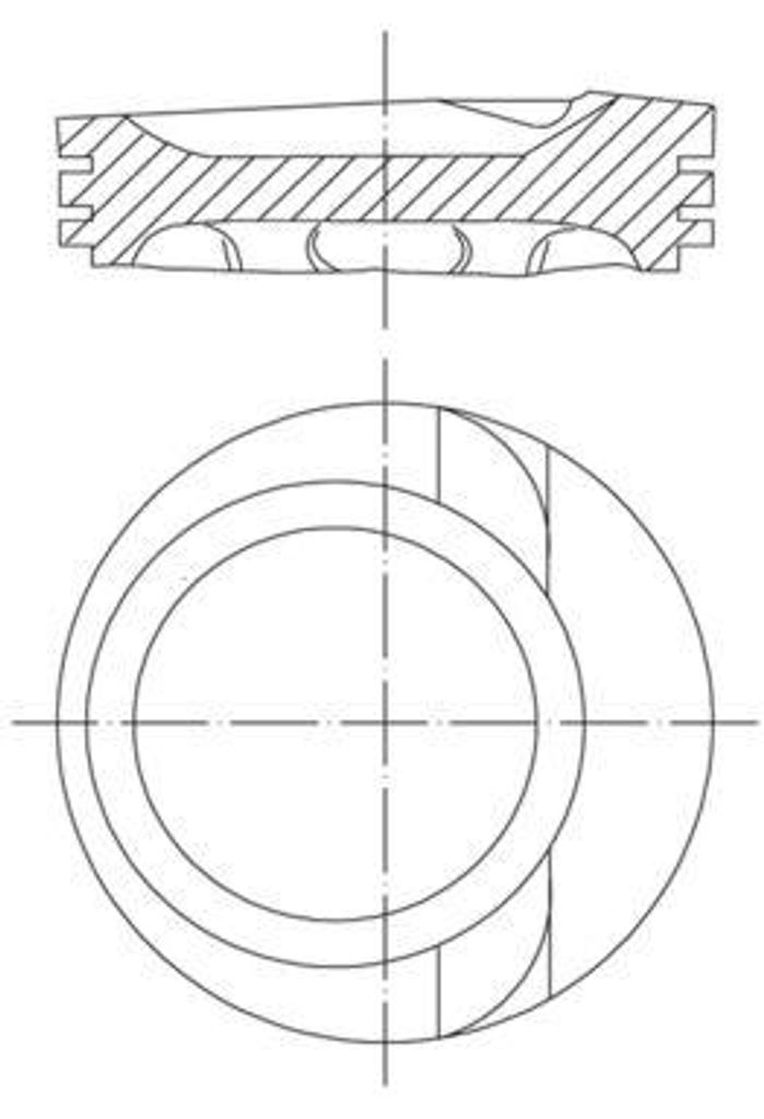 MAHLE 030 68 02 Kolben x