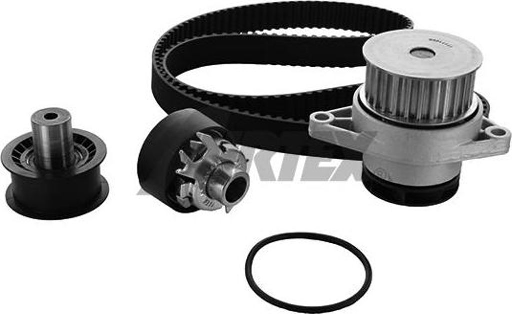 AIRTEX WPK-158301 Wasserpumpe + Zahnriemensatz OE kompatibel mit Polo 6N, Ibiza, Cordoba