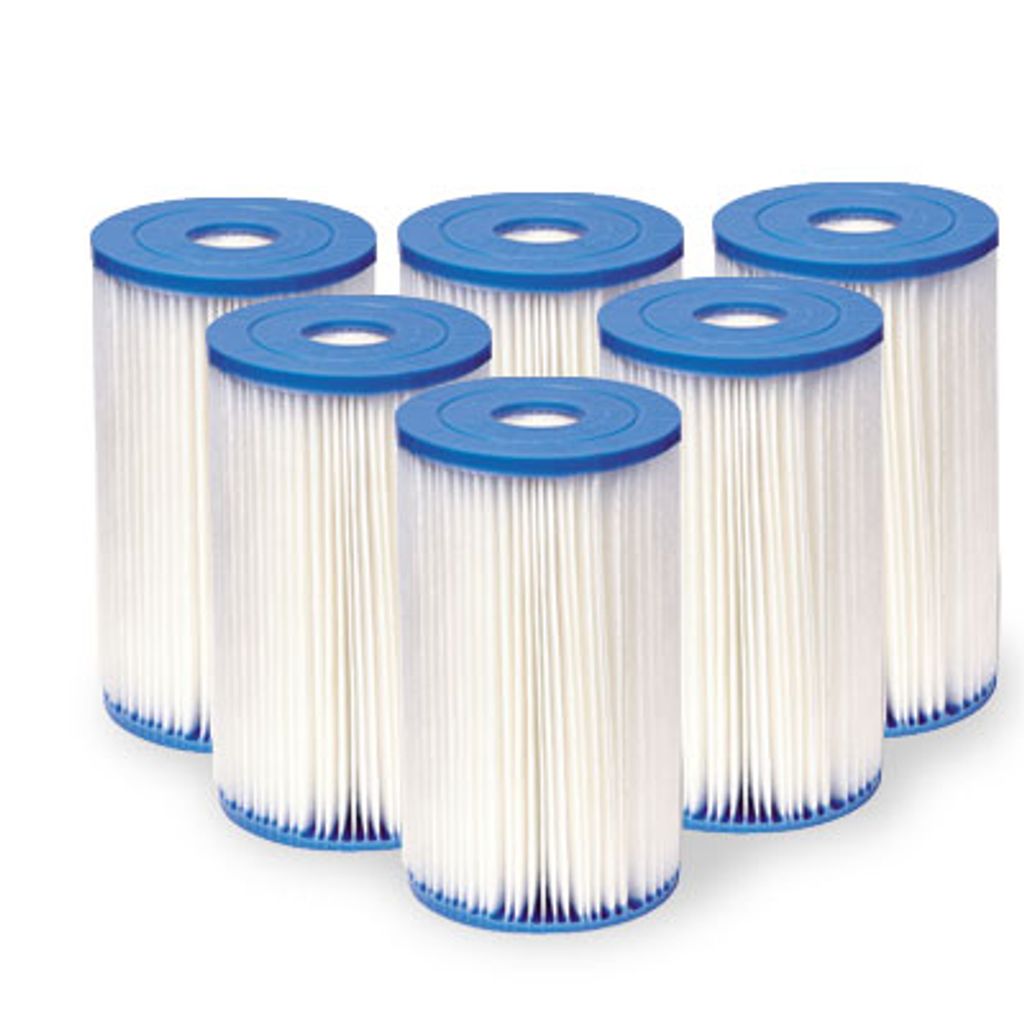 Intex 6 Filterkartuschen Typ B für Swimming Pool Set "Easy" und "Frame"