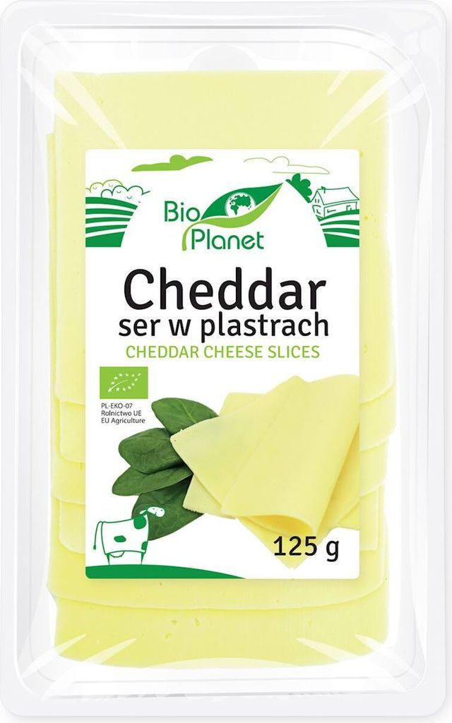 -CHEDDAR-KÄSESCHEIBEN 125 g -  PLANET Produktbild 