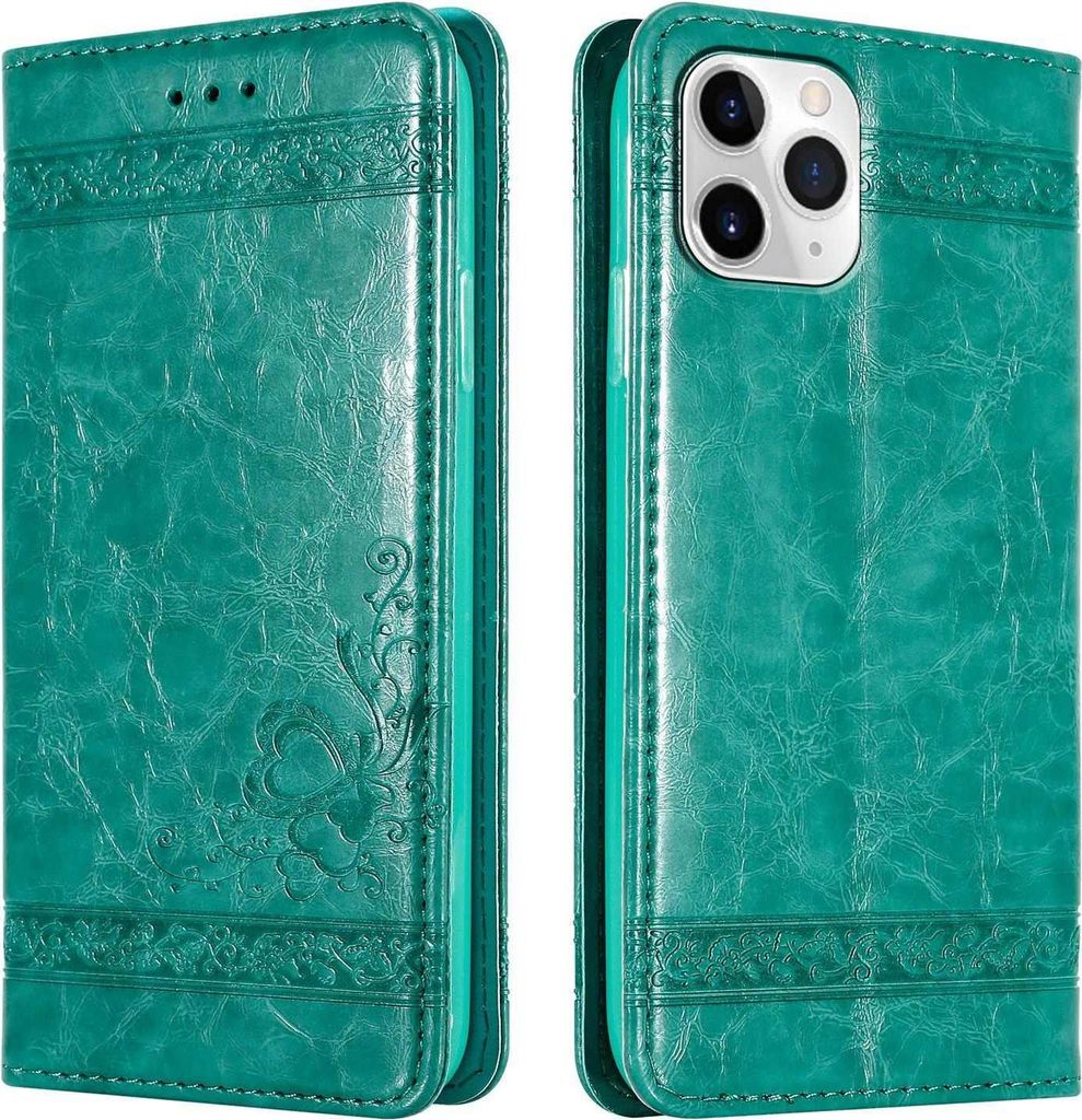 Cadorabo Hülle für Apple iPhone 11 PRO MAX Schutzhülle in Türkis Handyhülle Etui Cover Case Standfunktion