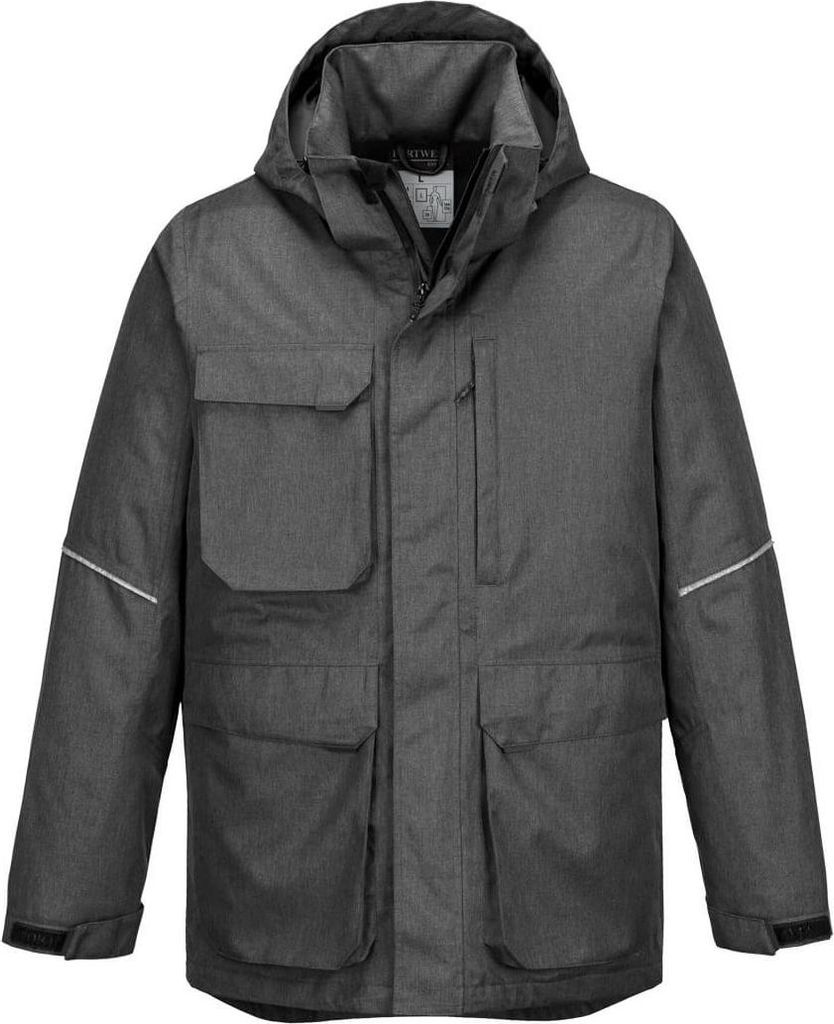 Portwest KX360 KX3 Winterparka Grey Marl Gr. M
