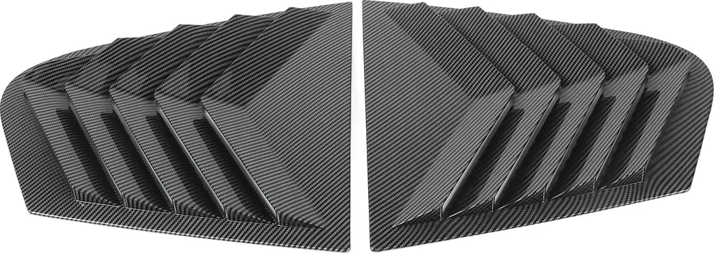 Persiennes de Fenêtres Arrière Série 5 G30 Look Carbone 2 Pièces
