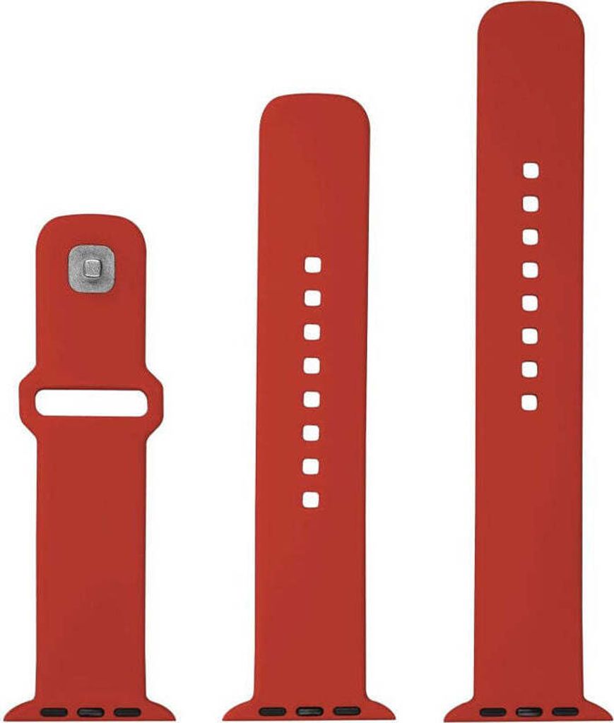 FIXED FIXSST2-436-RD, Uhrenarmband, Apple, Apple Watch Series 1 38mm Apple Watch Series 2 38mm Apple Watch Series 3 38mm Apple Watch..., Silikon, 1...