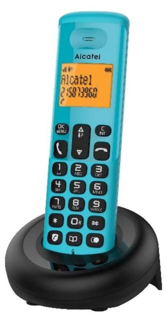 Alcatel E160 DECT-Telefon Anruferidentifikation Schwarz, Produktbild 