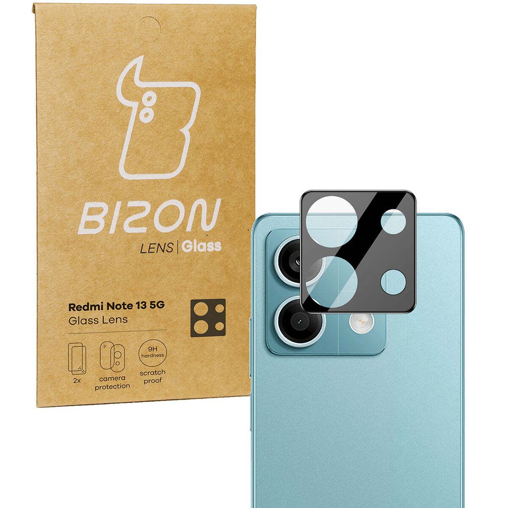 Szkło na aparat Bizon Glass Lens do Xiaomi Redmi Note 13 Produktbild 