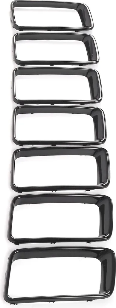 Inserts de Calandre Noir Brillant Jeep Grand Cherokee 2014-2016 en ABS