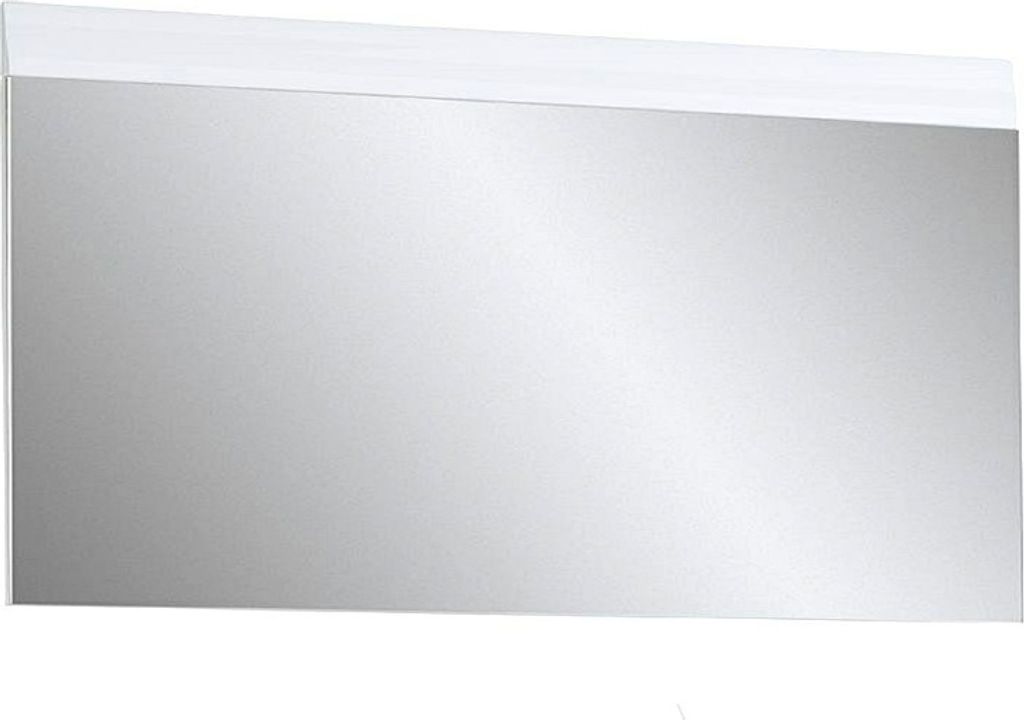 Spiegel DANARO-01, 134x63x3cm, Hochglanz weiß Produktbild 