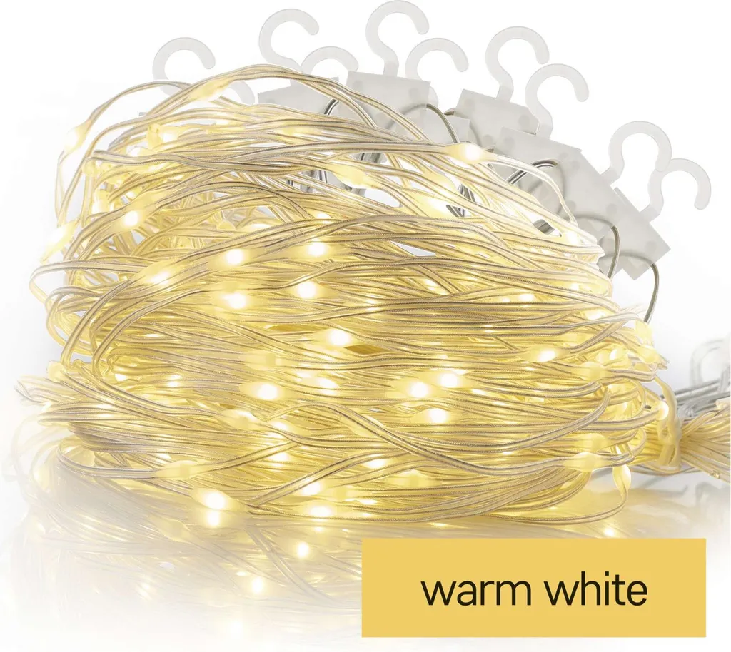 Illumination de Fenêtre Noël Rideau LED 2,9x2m Blanc Chaud EMOS - 5