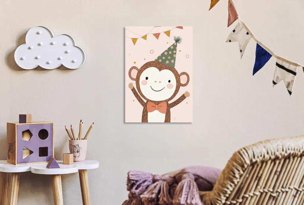 Carta da parati Fotomurale per la stanza dei bambini colorata - animali e tenda da circo - Carta da parati in tessuto non tessuto 159x280cm