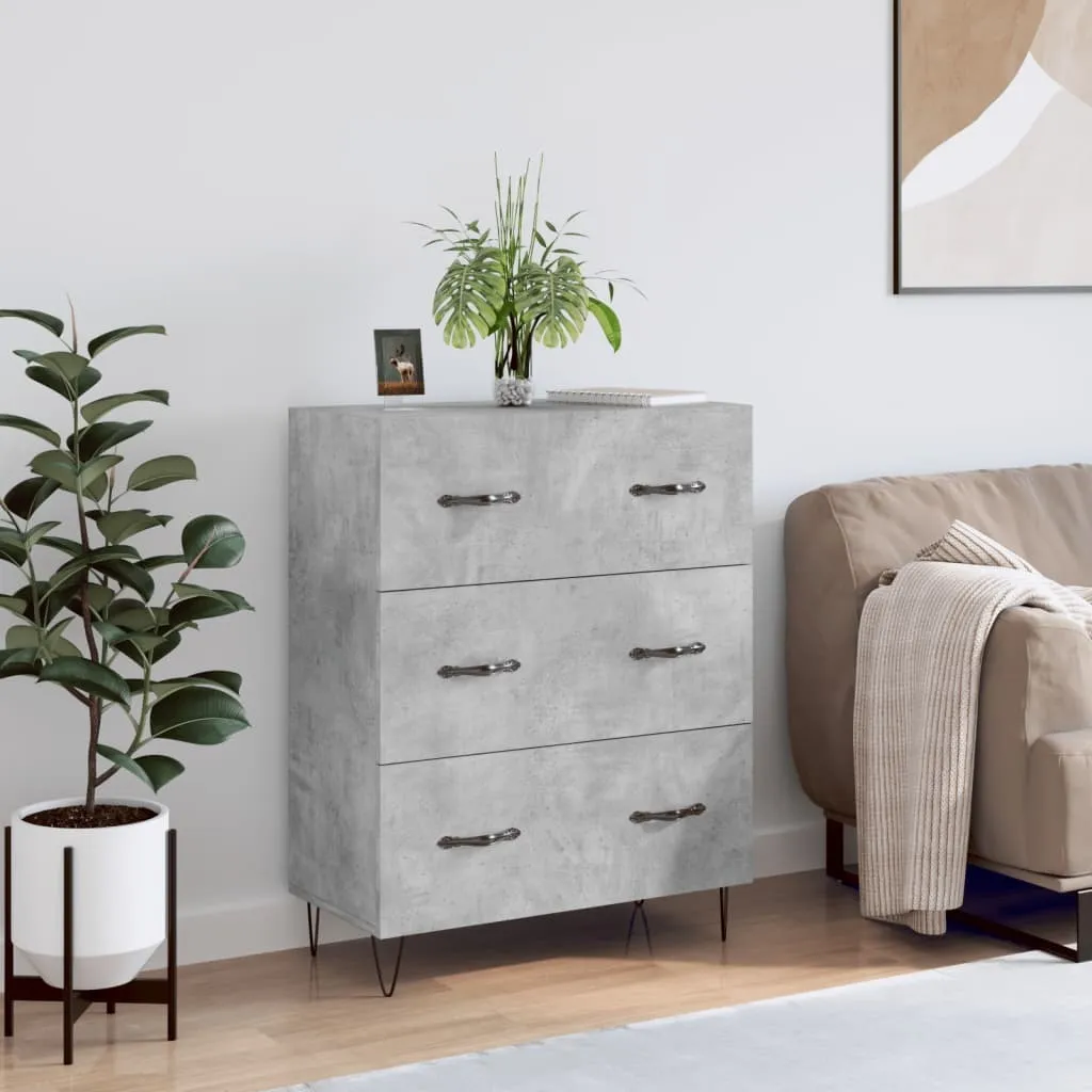 Vetrina Durevole Grigio Cemento 90 cm | Mobiletto Octo6557017