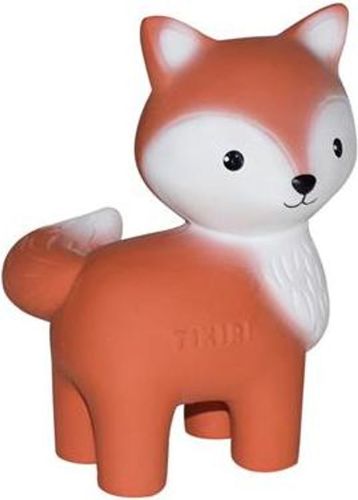 Tikiri Badespielzeug Fuchs Naturkautschuk Baby Beißspielzeug BPA-frei
