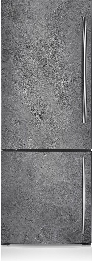 Kühlschrankmagne Kühlschrank Aufkleber Magnetfolie Dekoration 70x190 cm - Graues Betonthema