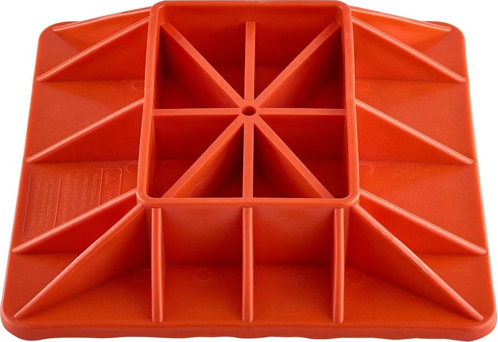 Supporto Base Rossa per Binda Hi-Lift: Accessorio Recupero 4x4