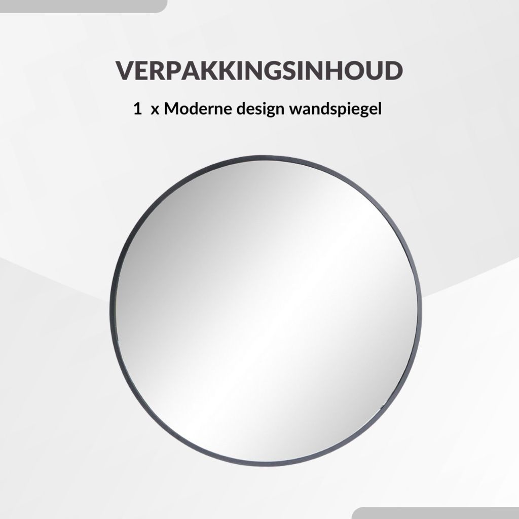SensaHome - Nástenné zrkadlo v modernom dizajne - okrúhle Obrázok produktu 8