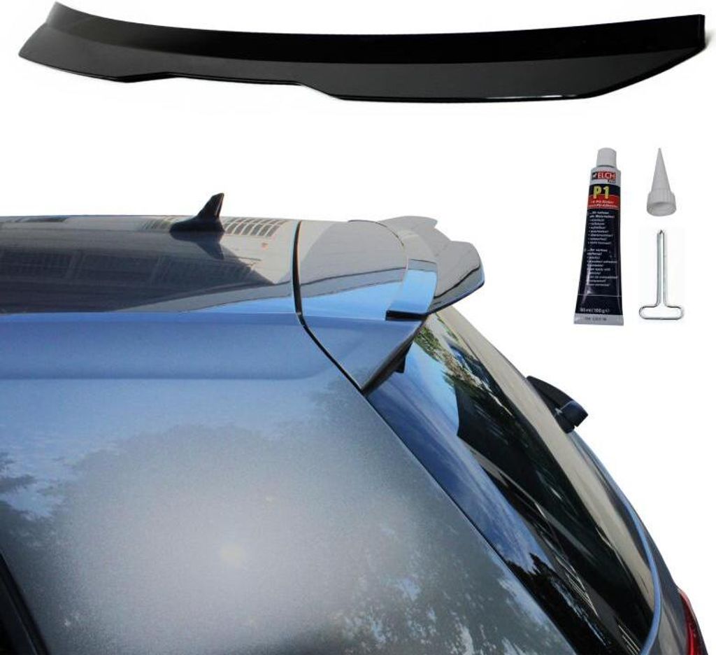 Heck Spoiler Dachspoiler Lippe schwarz Hochglanz für VW Golf 6 7 GTI GTD R TCR