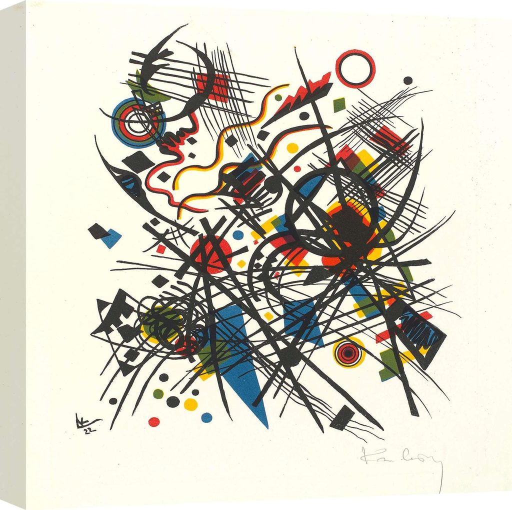Leinwandbilder - Wassily Kandinsky - Neue europäische Grafik, 1923 - 70x70 cm