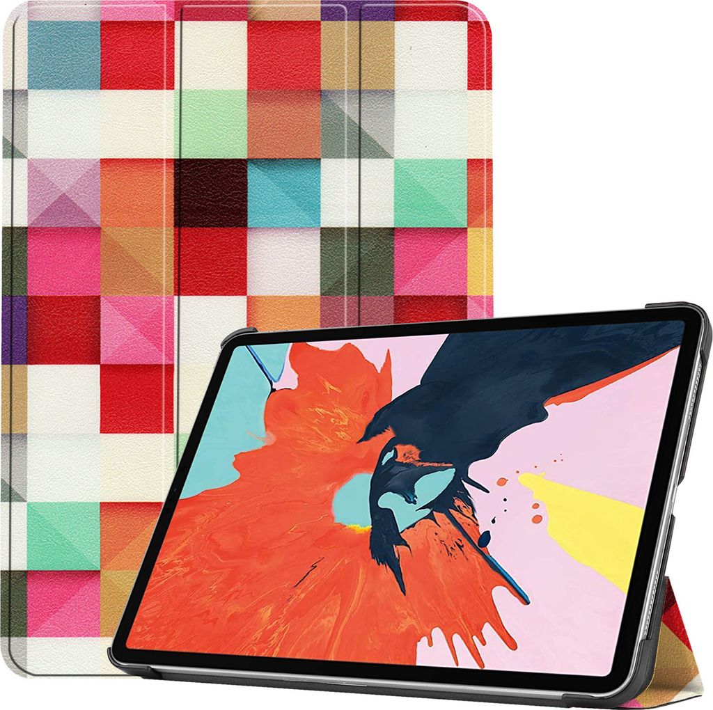 iPad Air 4 2020/ iPad Air 11 inch 2024 M2/ iPad Air 5 2022/ iPad Air 11 Zoll 2025 M3 Hülle: imoshion Design Trifold Klapphülle