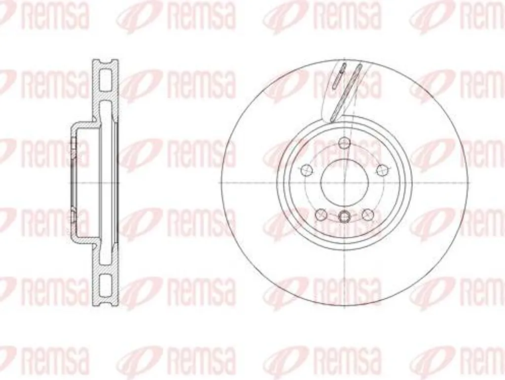 Remplacement disque de frein BMW G11 G12 - REMSA 62127.10 OE 34116860911