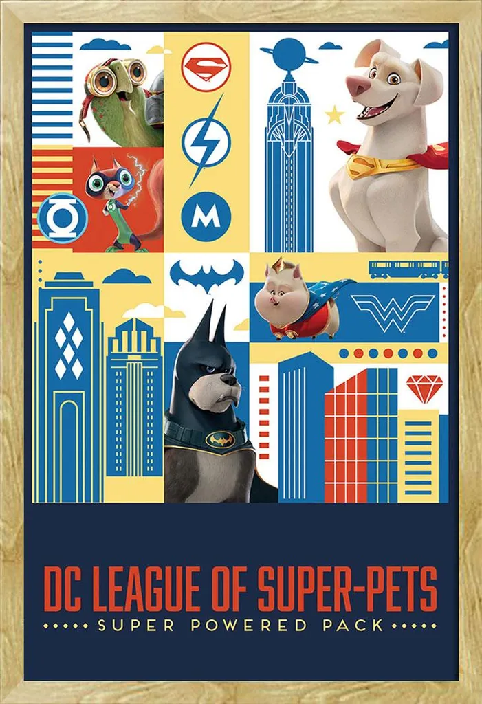 Quadro DC League Super Pets Cornice Shinsuke Maxi Faggio 61x91,5