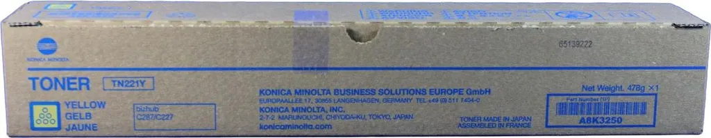 Konica Minolta TN-221Y - Giallo - Ricarica toner - 3