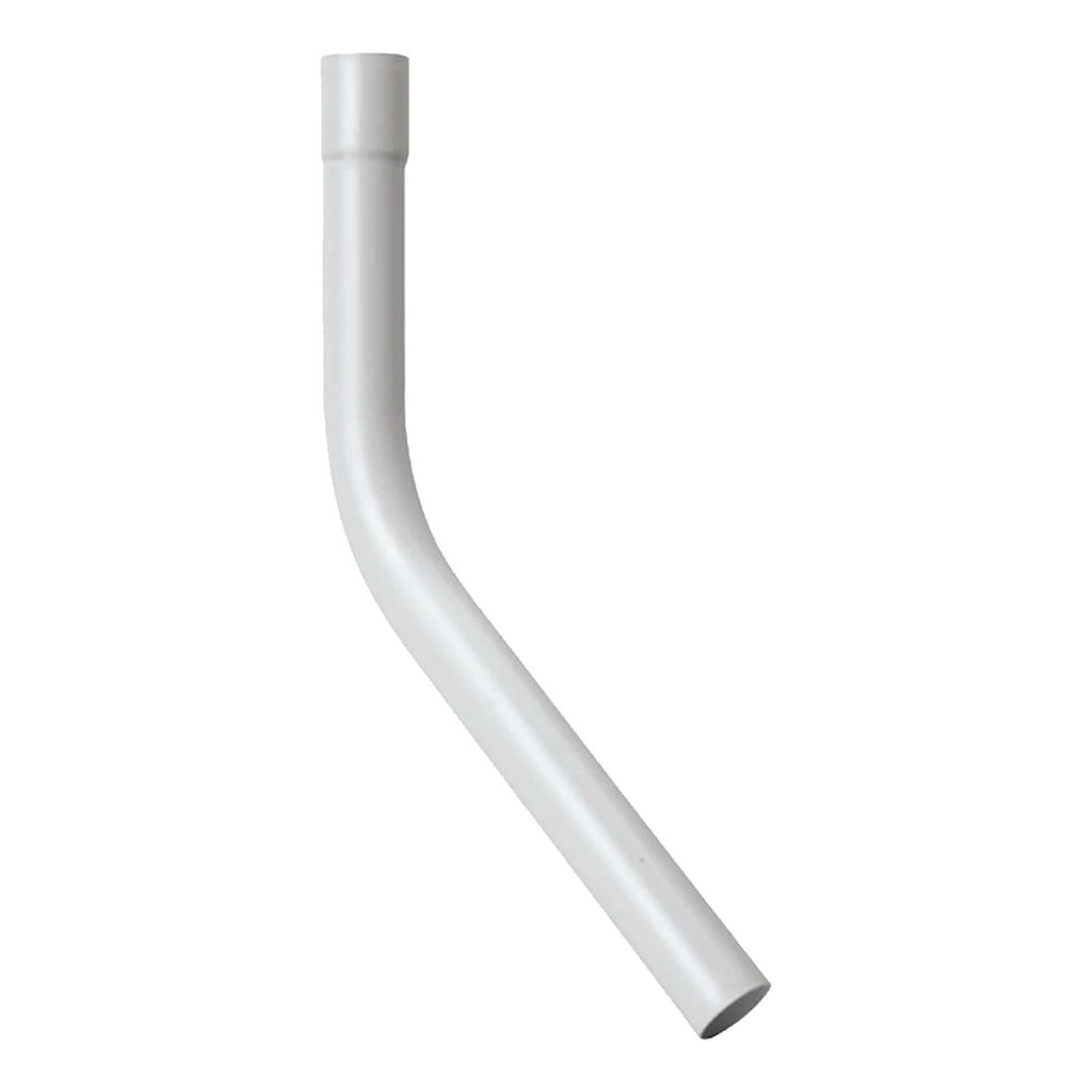 tecuro 45° Spülrohrbogen Ø 28 mm für WC-Druckspüler - Kunststoff weiß