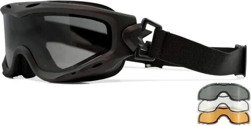 Masque tactique Wiley X Spear SP293DLB avec écrans interchangeables - 2