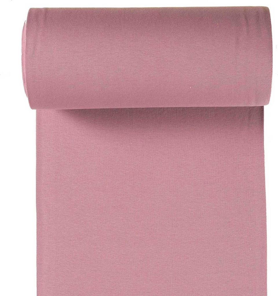 Bio Bündchenstoff Schlauchware 35(70)cm breit Meterware ab 25cm Jersey