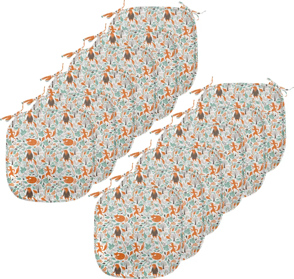 Lot 12 Coussins d'Assise 40x40 cm pour Salle à Manger et Balcon