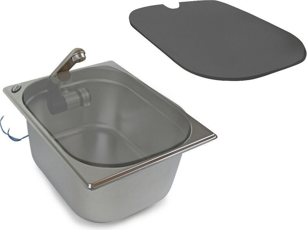 Nerezové kempingové umývadlo 325x265x150 Kryt na karavan Obrázok produktu 