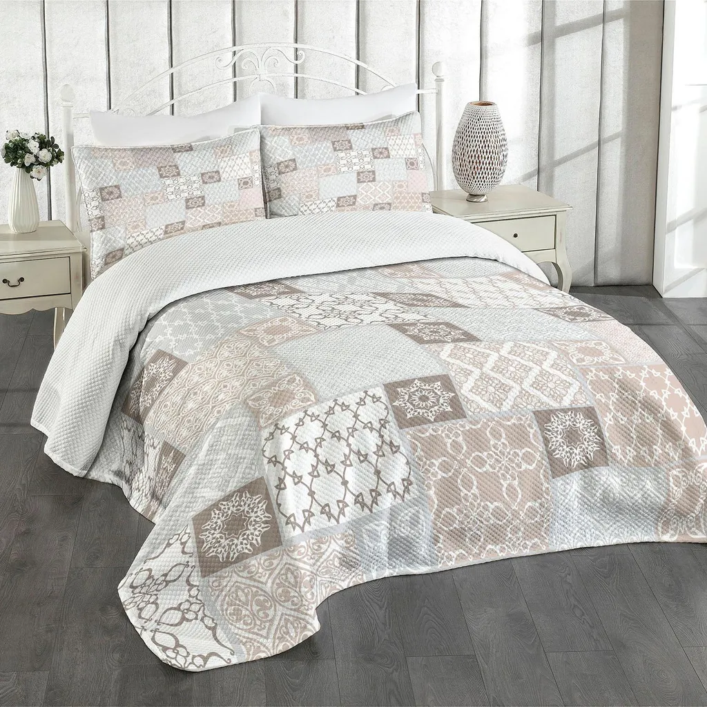 Set Copriletto ABAKUHAUS Orient Patchwork Matrimoniale 264x220 cm