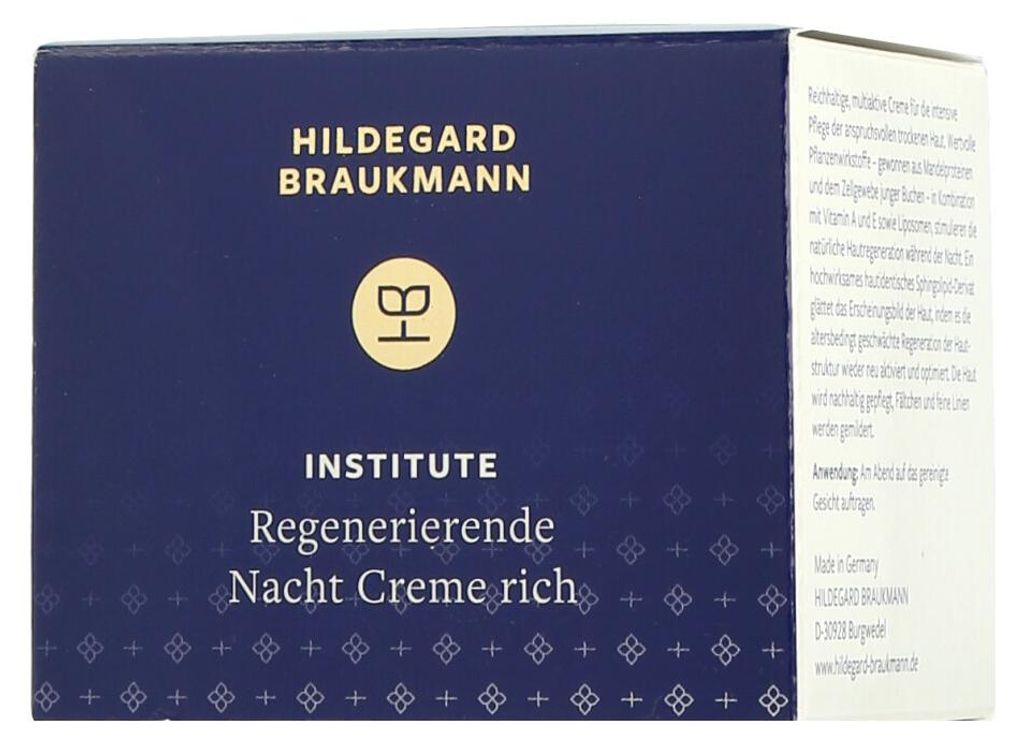 Hildegard Braukmann Institute Regenererende Nachtcrème, Productafbeelding 