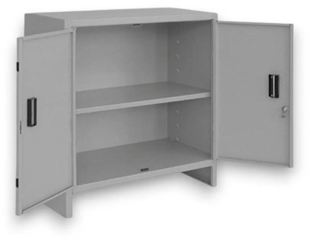 Petite armoire en acier Tuttopiani sécurisée 100 cm de large grise