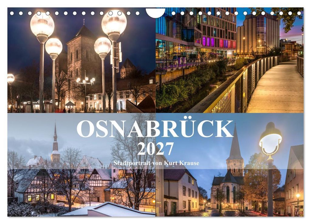 Stadtportrait Osnabrück (Wandkalender 2027 DIN A4 quer), CALVENDO Monatskalender