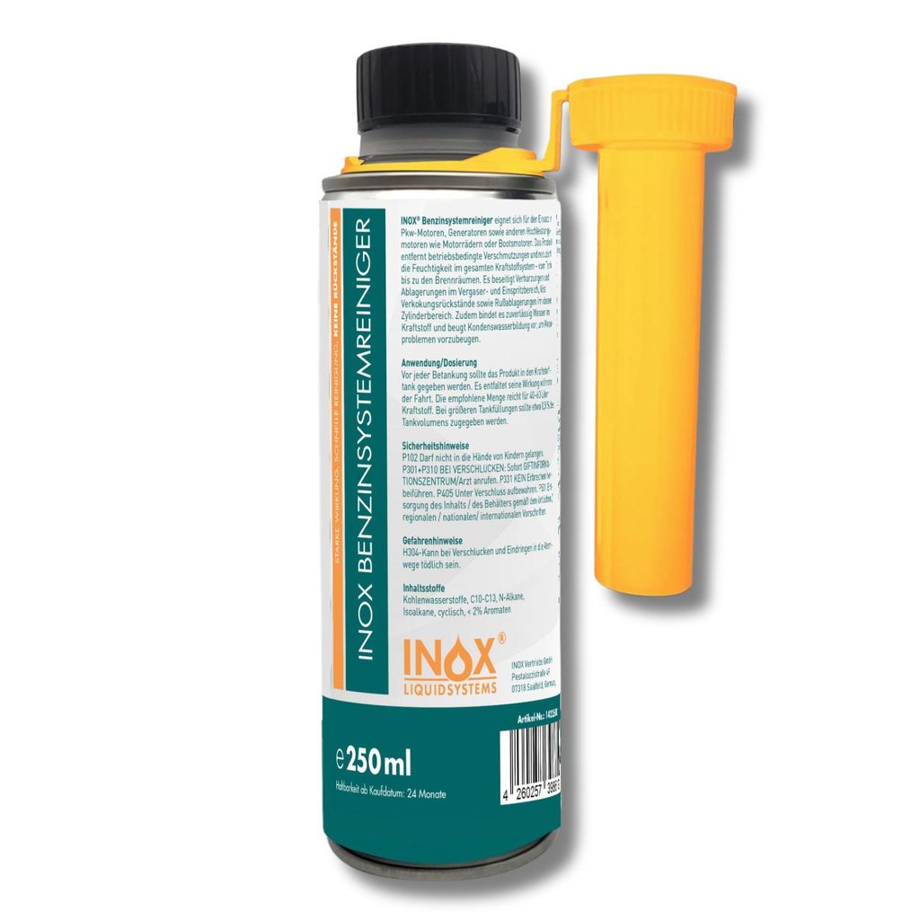 INOX Benzinsystemreiniger Additiv, 250 ml - für alle Benzinmotoren