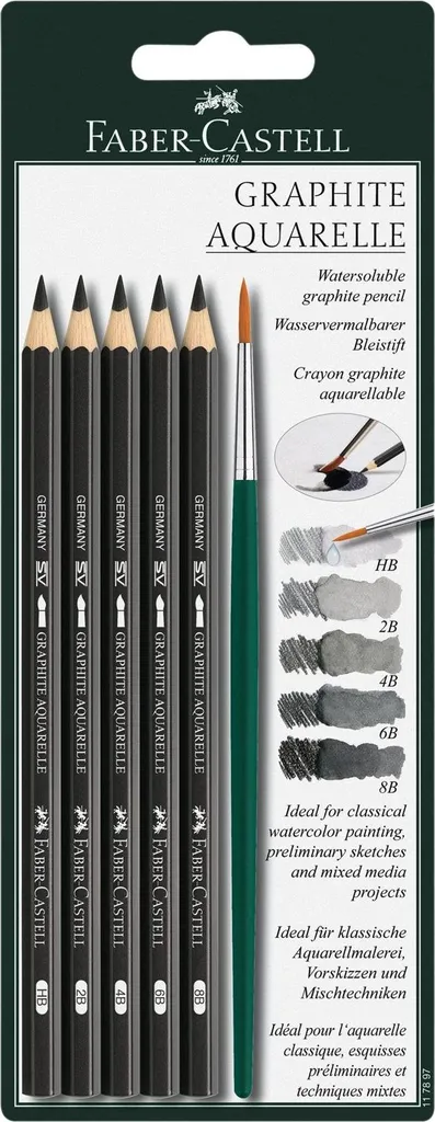 Matita Faber-Castell Graphite Aquarelle BK: L'Arte della Sfumatura