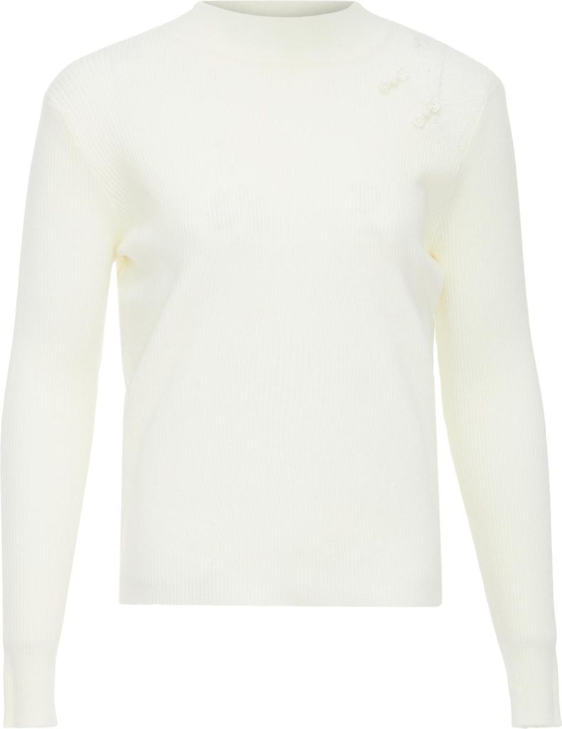 paino damen strickpullover - weiss, XS/S