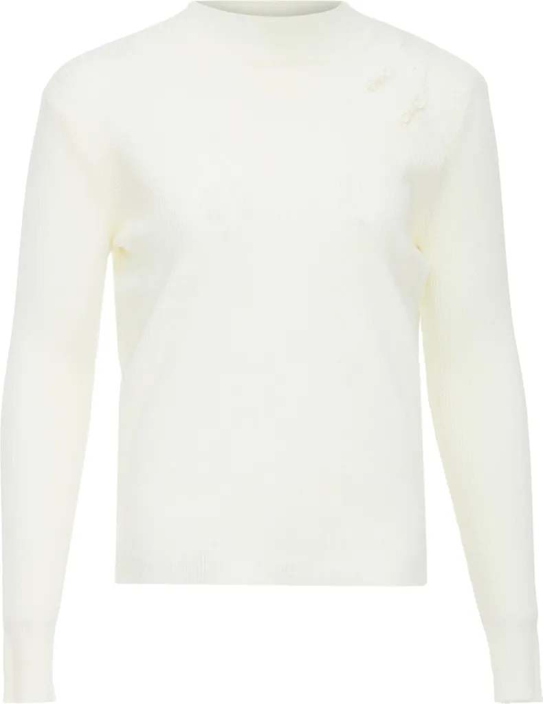 Maglione Paino Bianco Donna XS/S | Pullover Casual Chic Invernale