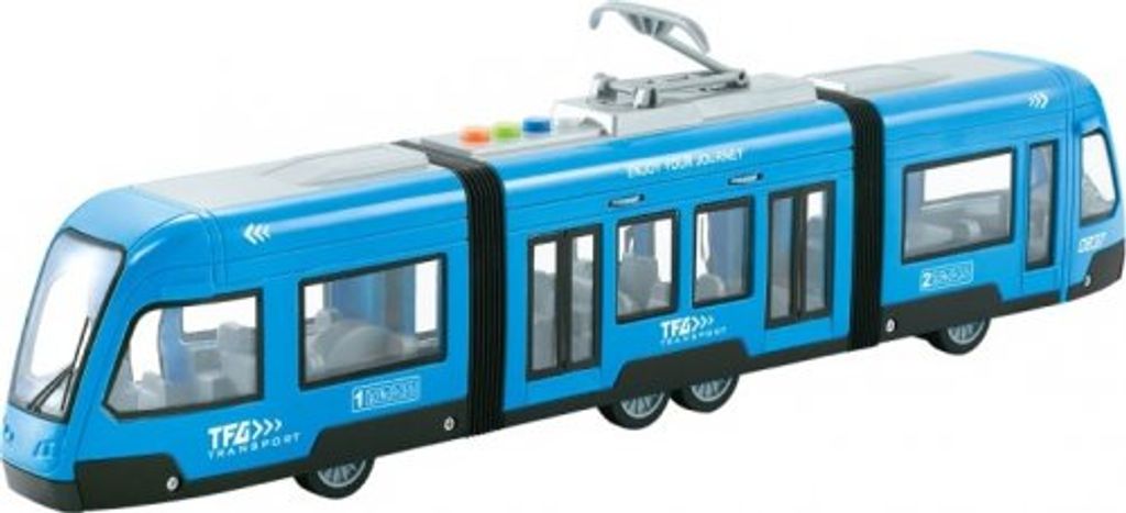 Tram sur volant d'inertie 1:16 bleu Image du produit 