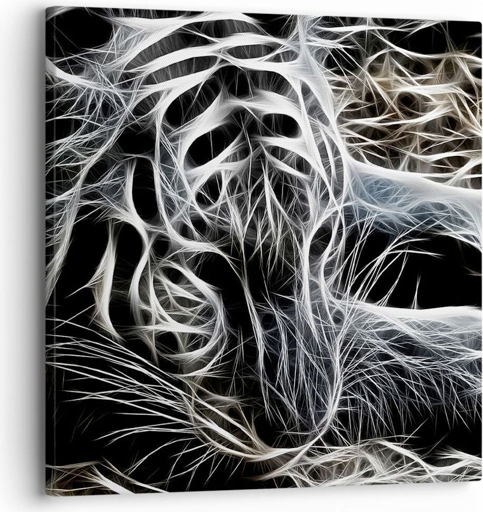 Bild auf Leinwand - Leinwandbild - Abstraktion modern - 30x30cm - Wand Bild - Wanddeko - Wandbilder - Leinwanddruck - Bilder - Kunstdruck - Wanddek...