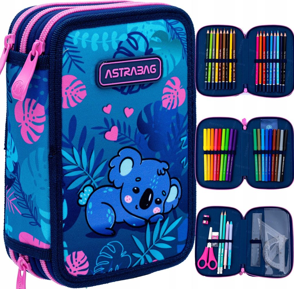 Astuccio triplo con accessori Sweet Koala AstraBag Immagine del prodotto 
